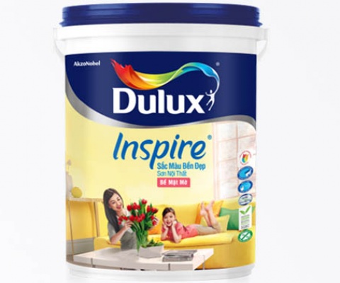 Sơn nội thất Dulux Inspire bề mặt mờ - 5Lít