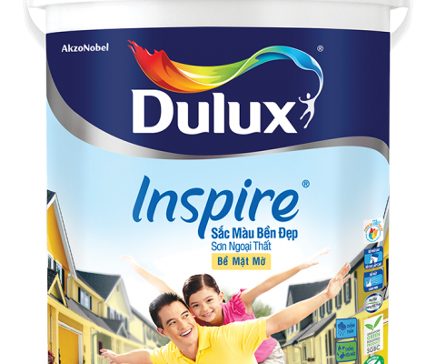 Sơn ngoại thất Dulux Inspire bề mặt mờ - 18Lít