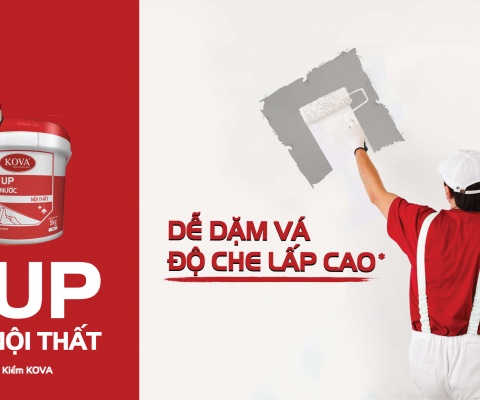 Sơn nội thất Kova FIX UP 18 lít
