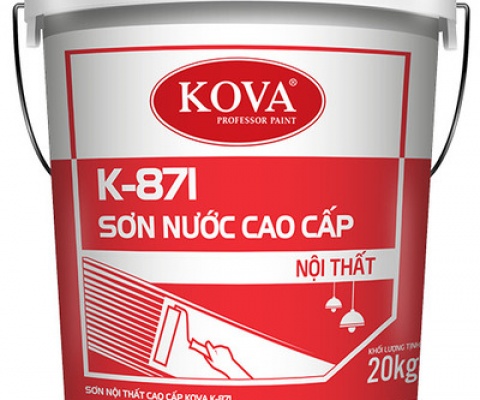 Sơn nội thất Kova K-871 bóng - 18 Lít