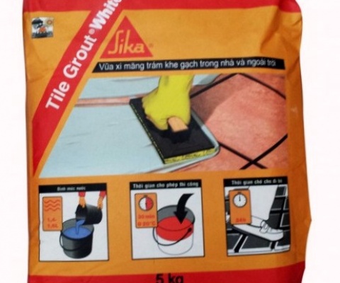 TILE GROUT (WHITE) bao 5kg
